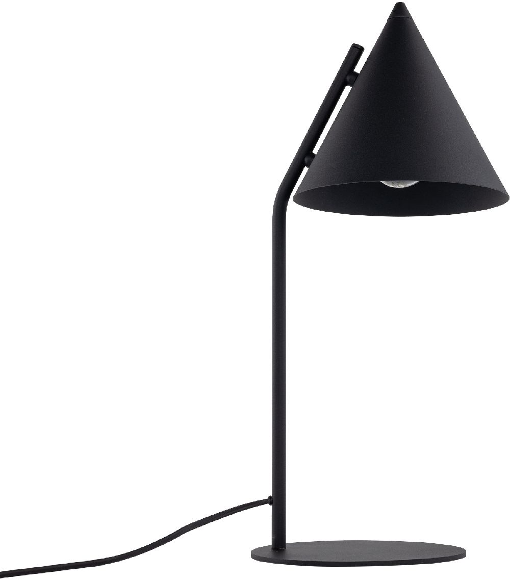 TK Lighting Cono lampada da tavolo 1x15 W nero 16009