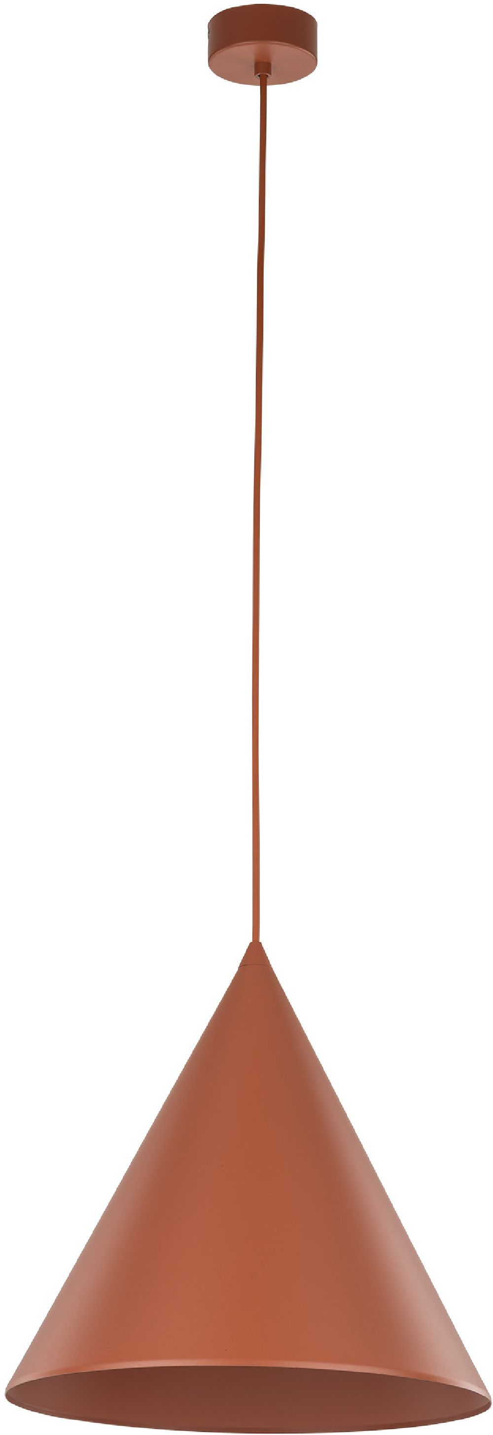 TK Lighting Cono lampada sospesa 1x15 W marrone 10076