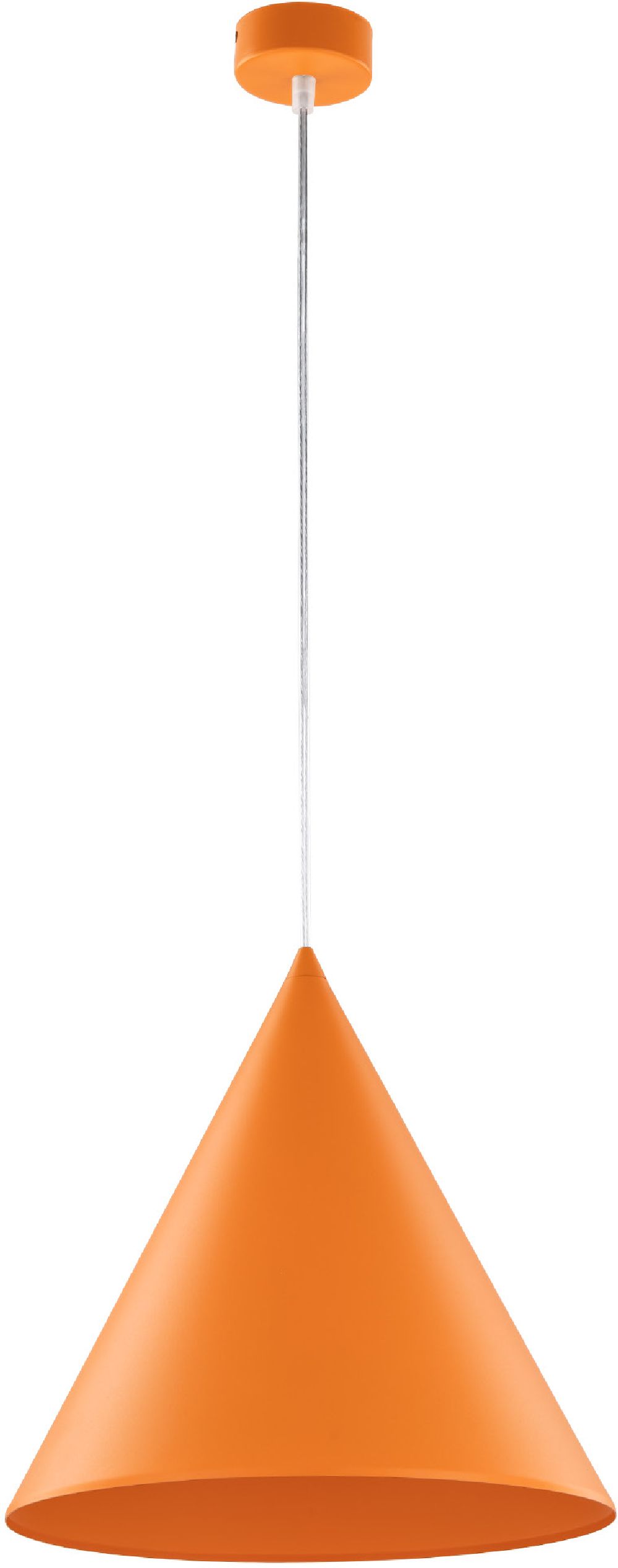 TK Lighting Cono lampada sospesa 1x15 W arancione 10064