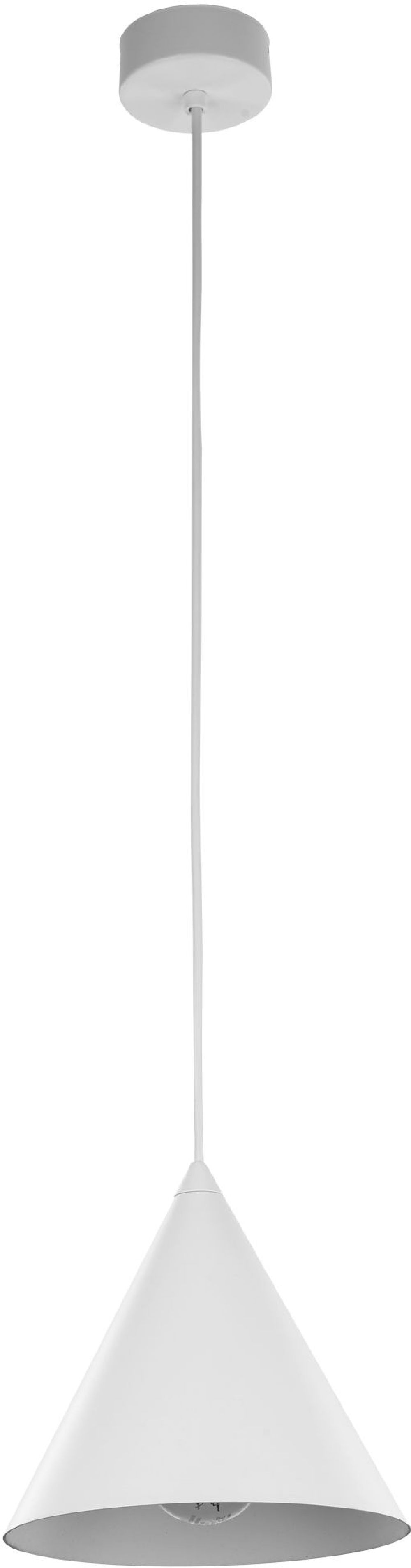 TK Lighting Cono lampada sospesa 1x15 W bianco 10007