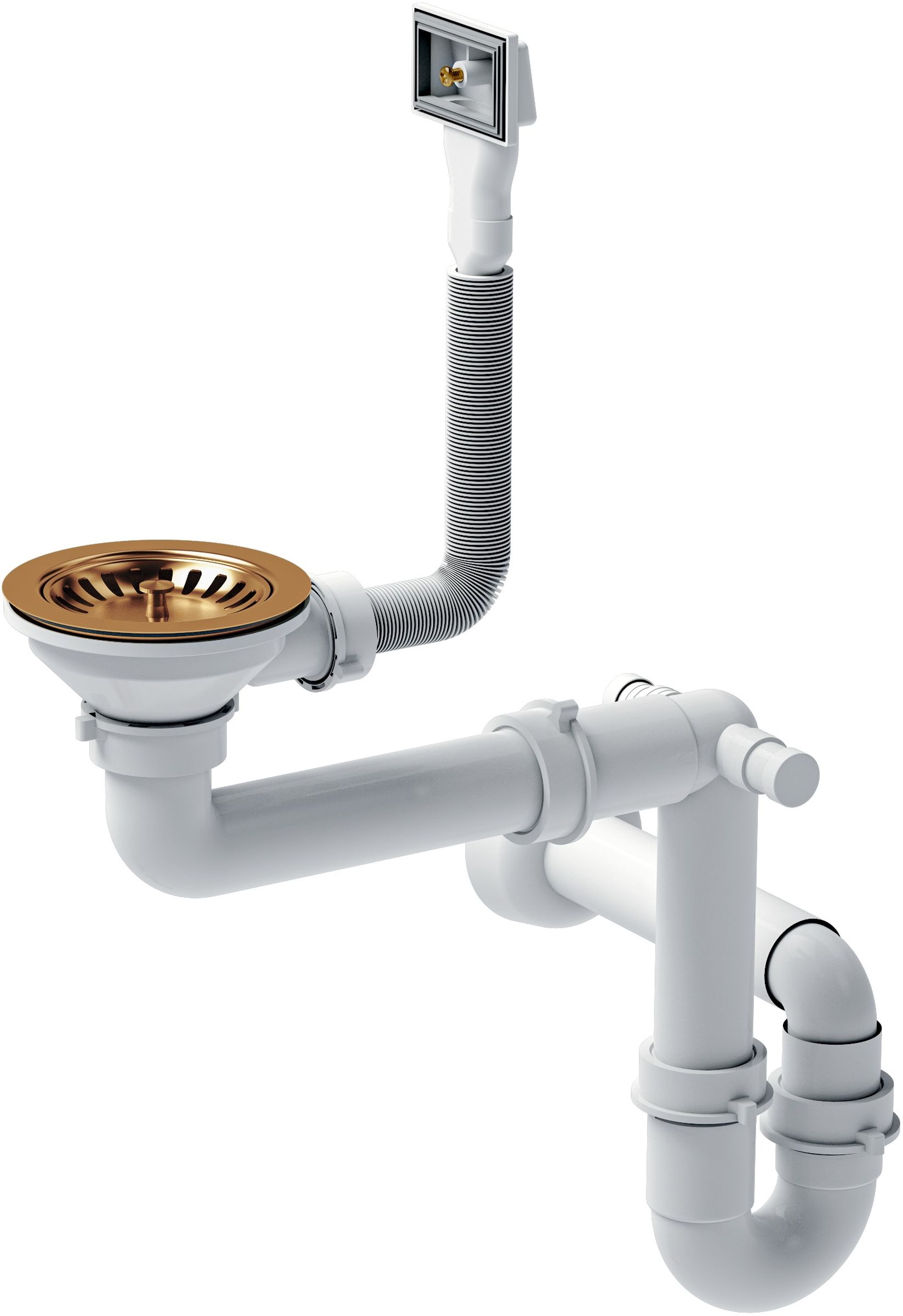 Quadron Save Space sifone per lavello M1SSS6