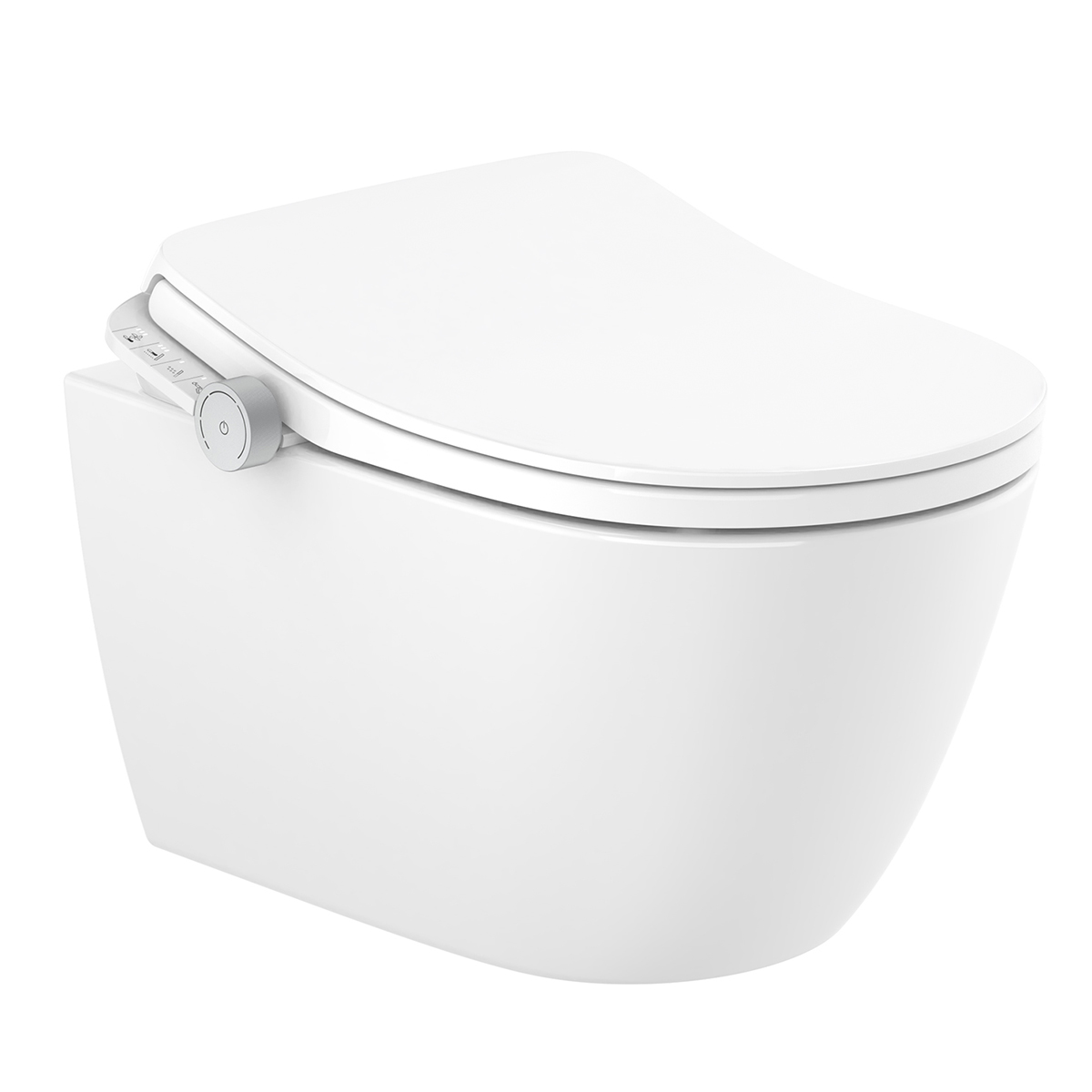 Roca Ona vaso con sedile bidet sospeso senza brida bianco A80315FS01