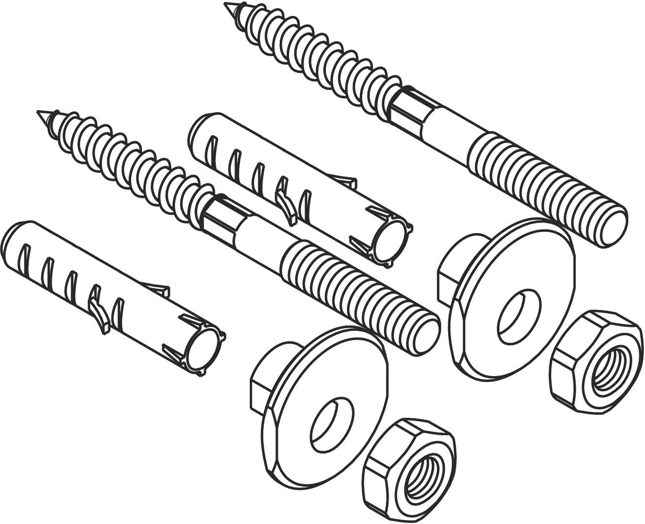 Hansgrohe ancoraggio 95678006