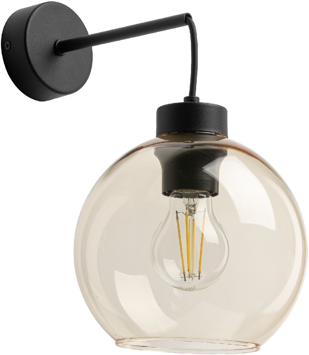 TK Lighting Cubus lampada da parete 1x15 W ambra 4135