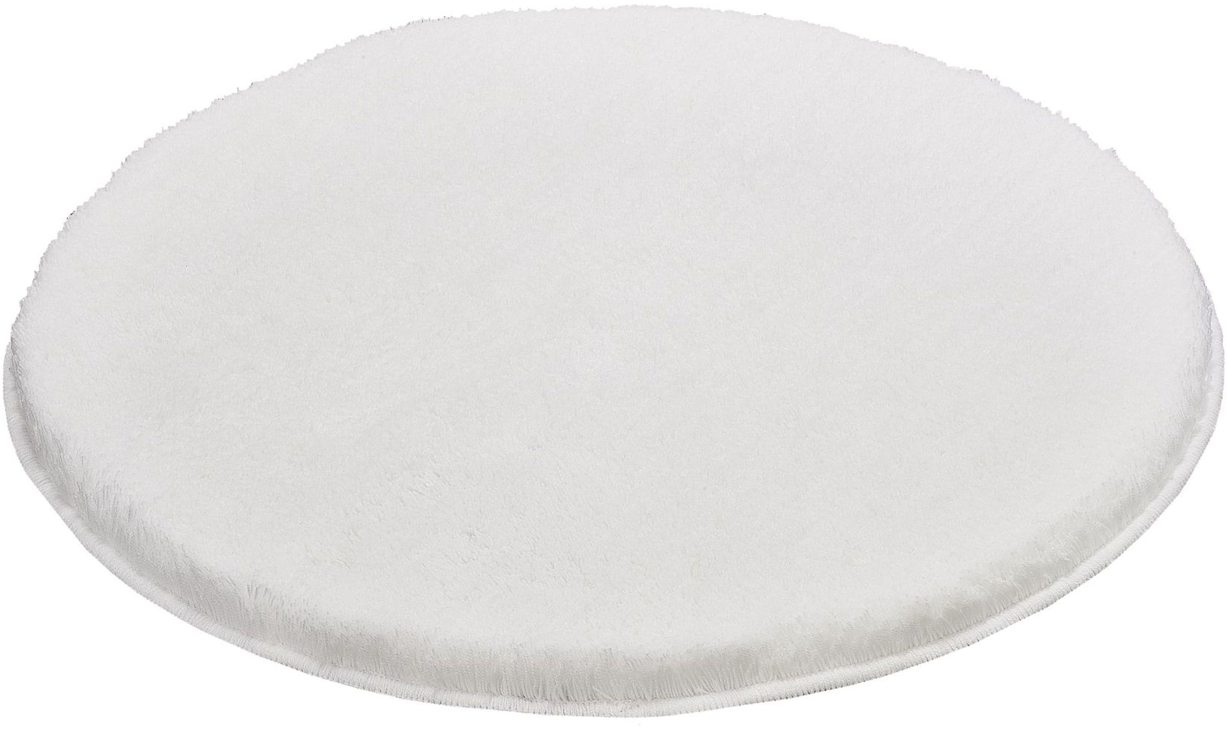 Kleine Wolke Relax tappetino da bagno 100x100 cm rotonda bianco 5405115521