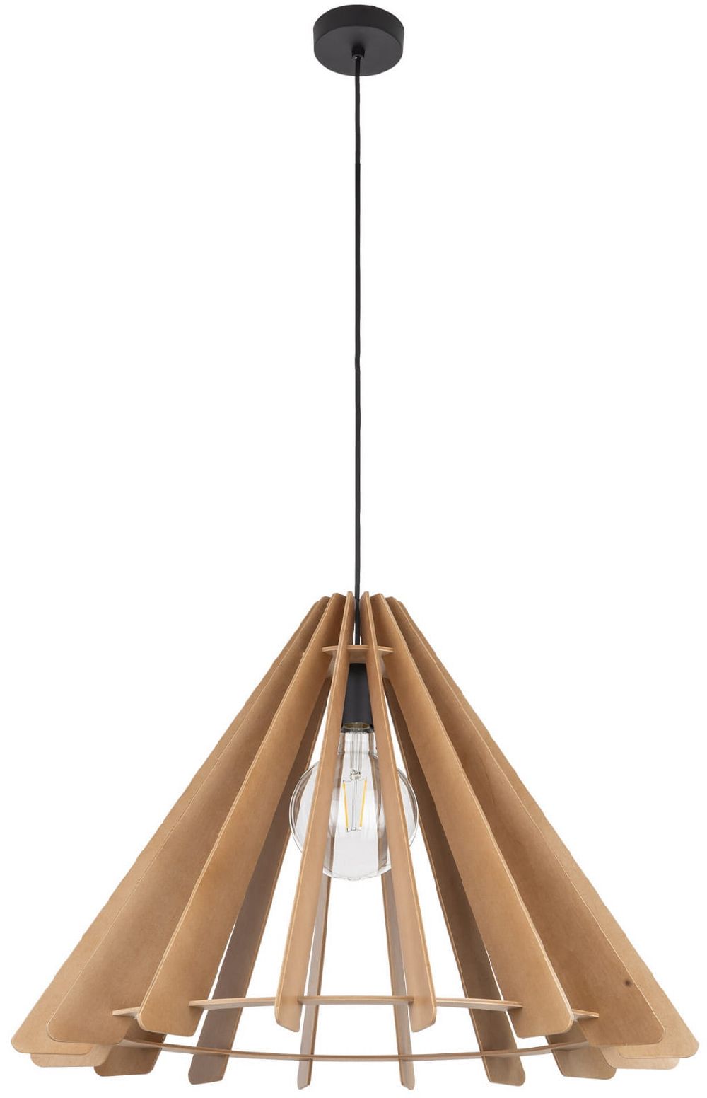 TK Lighting Eris lampada sospesa 1x15 W marrone 6611