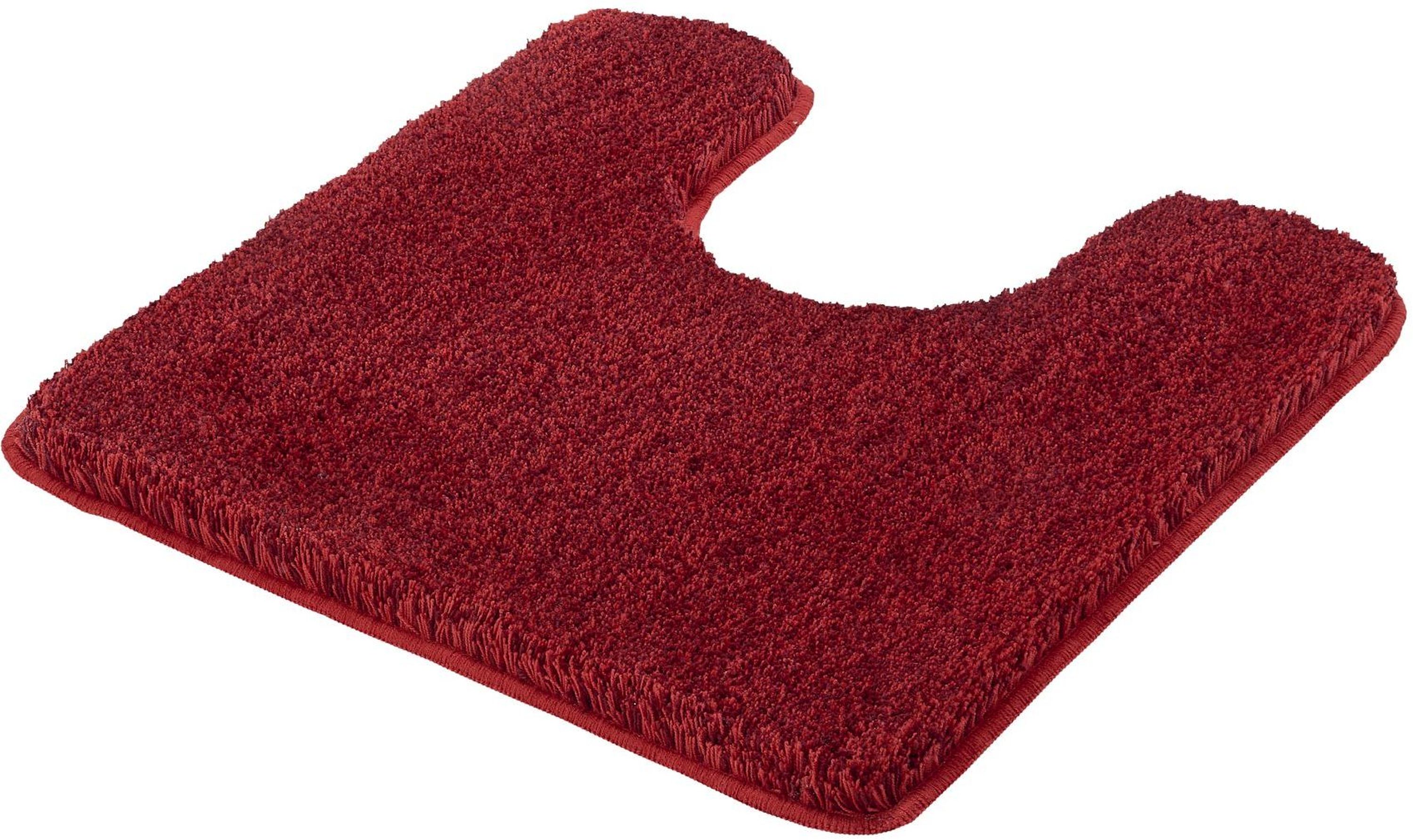 Kleine Wolke Relax tappetino da bagno 55x55 cm per WC rosso 5405453129