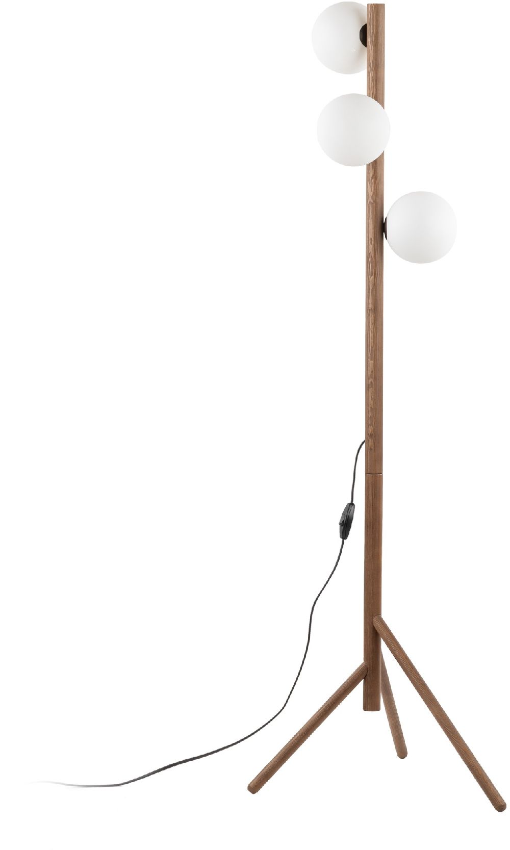 TK Lighting Estera lampada da terra 3x8 W legno 16045