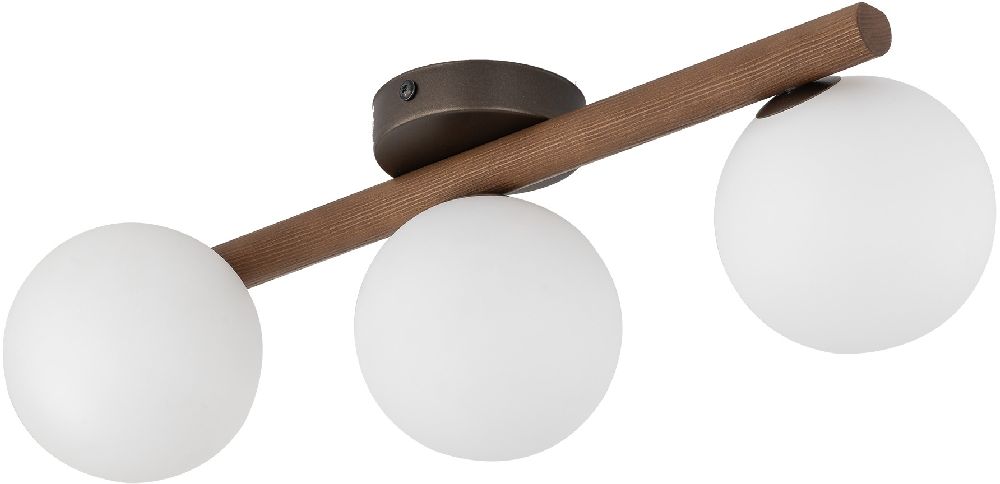 TK Lighting Estera lampada da soffitto 3x8 W legno 10269