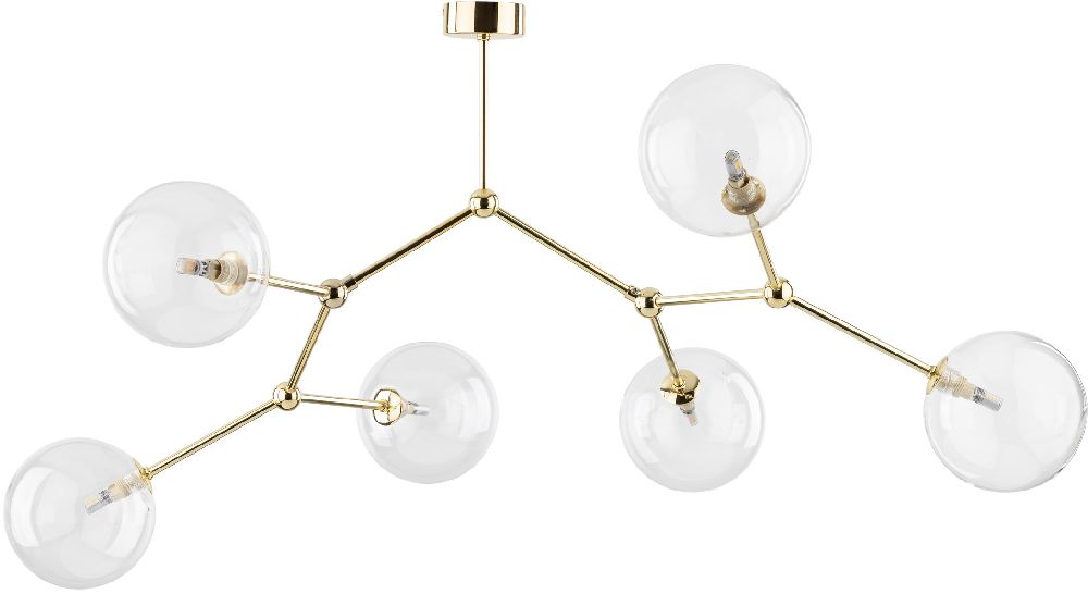 TK Lighting Fairy lampada da soffitto 6x6 W oro 10071