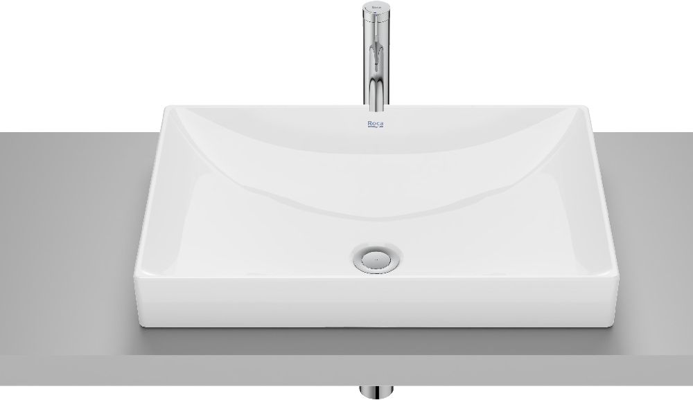 Roca Ona lavabo 60x40 cm rettangolare da incasso bianco A32768MS00