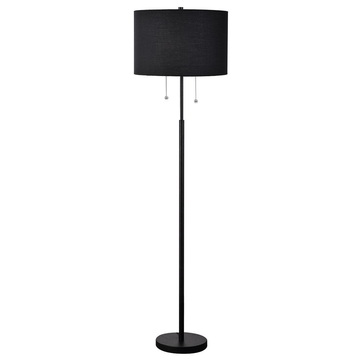 Light Prestige Fogo lampada da terra 2x15 W nero LP03042FBK