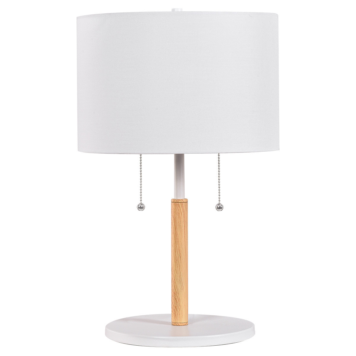 Light Prestige Fogo lampada da tavolo 2x15 W bianco LP03042TWH