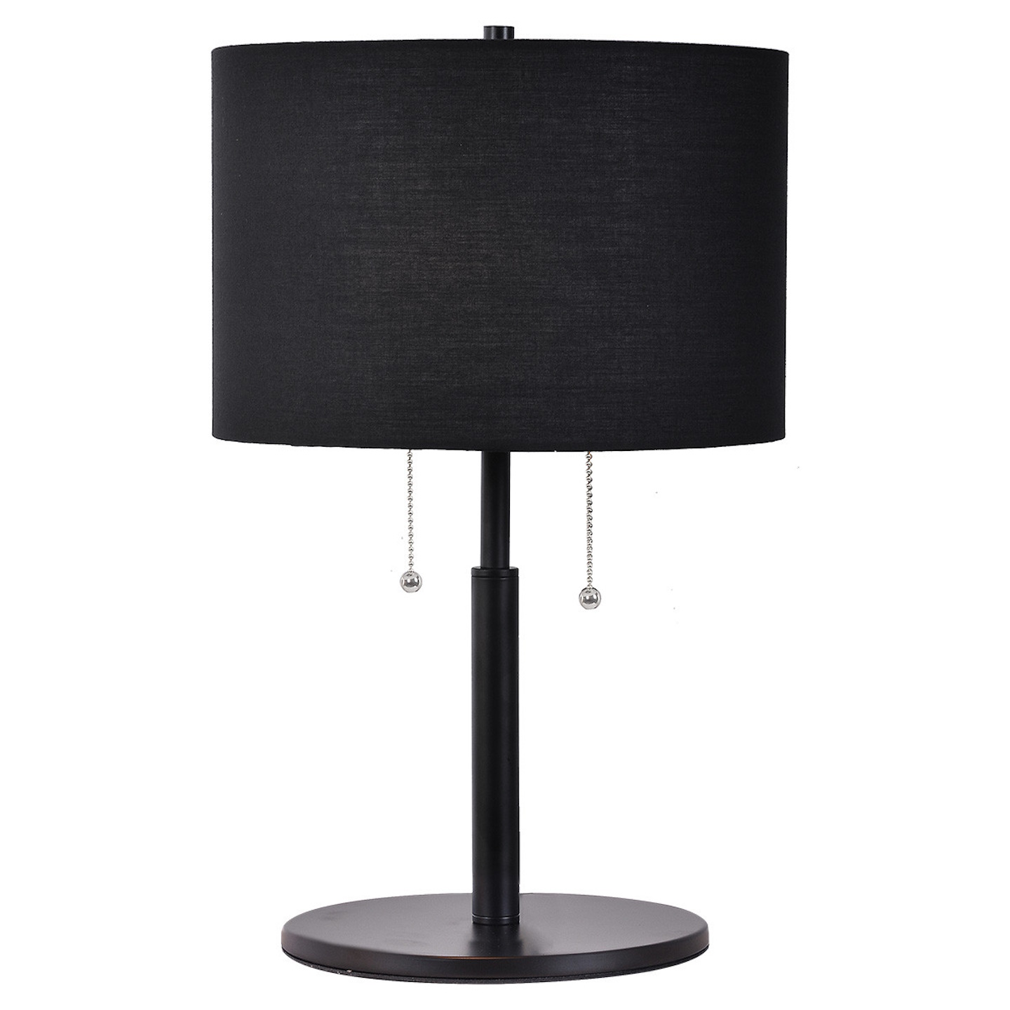 Light Prestige Fogo lampada da tavolo 2x15 W nero LP03042TBK