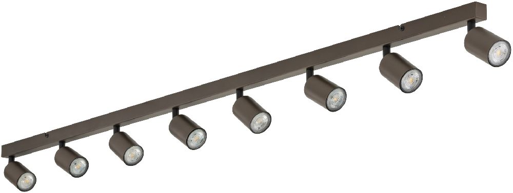 TK Lighting Top lampada da soffitto x10 W marrone 6184
