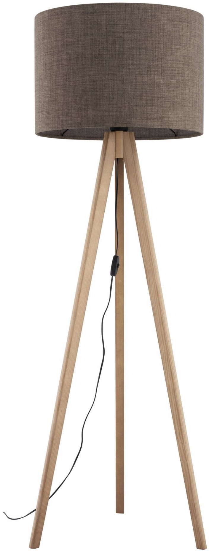 TK Lighting Grand lampada da terra 1x15 W legno-marrone 16026