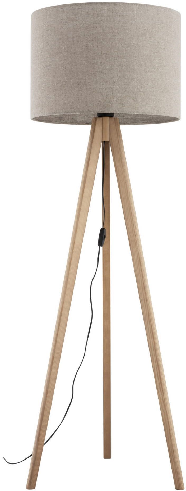 TK Lighting Grand lampada da terra 1x15 W legno 16021