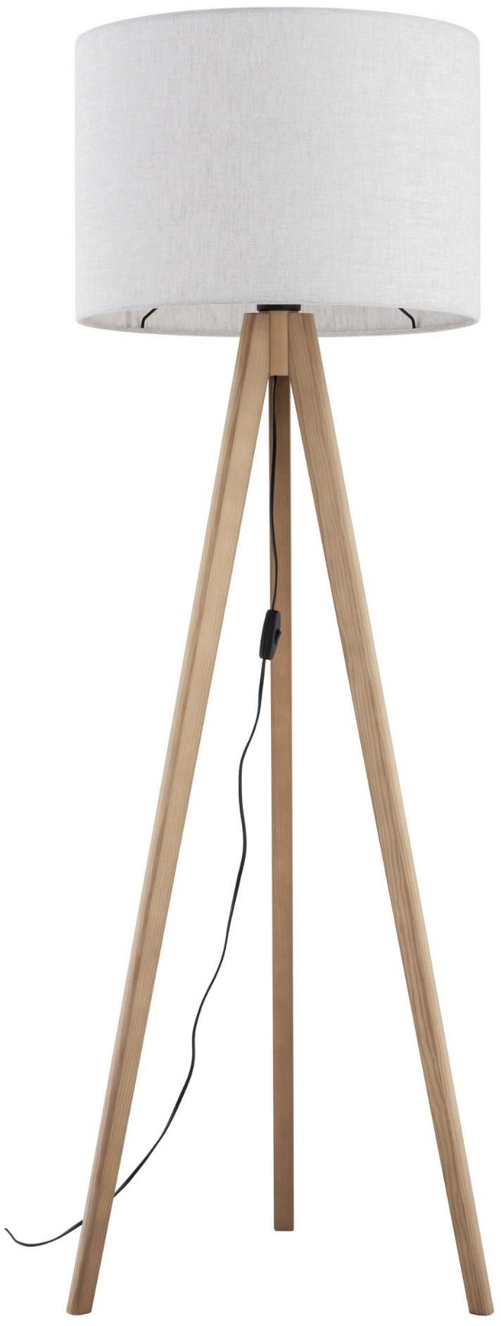 TK Lighting Grand lampada da terra 1x15 W legno 16007