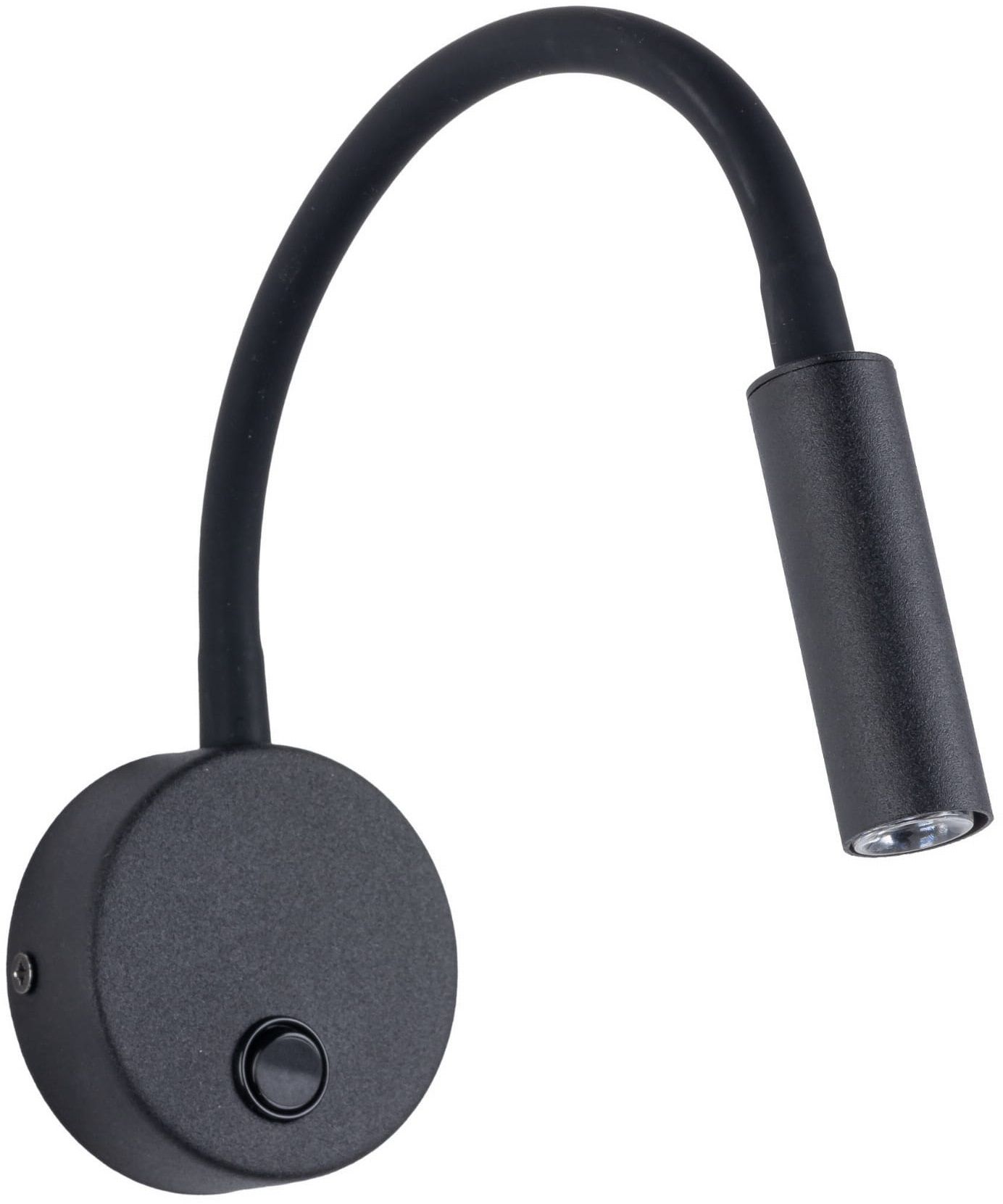 TK Lighting Lagos lampada da parete 1x6 W nero 5922