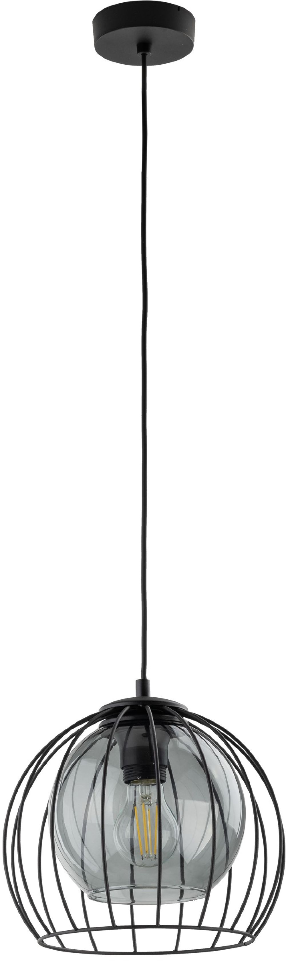 TK Lighting Universo lampada sospesa 1x15 W nero 3154