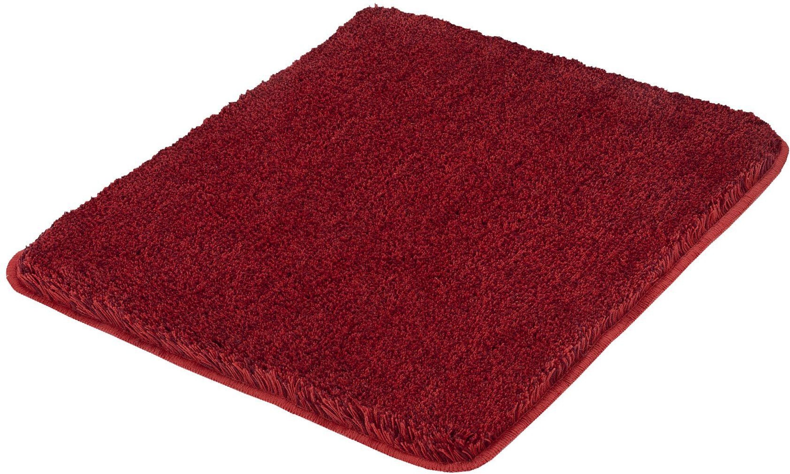 Kleine Wolke Relax tappetino da bagno 65x55 cm rettangolare rosso 5405453539
