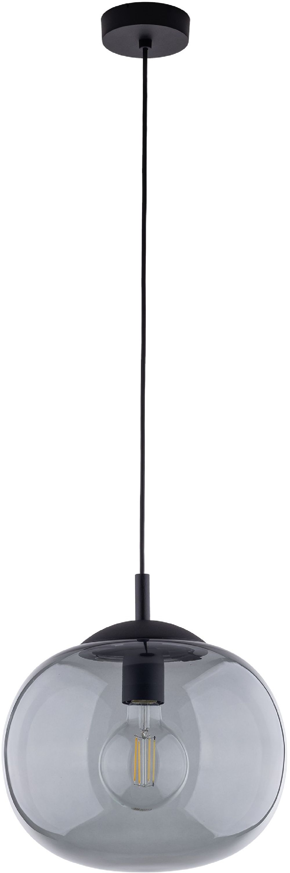 TK Lighting Vibe lampada sospesa 1x15 W nero 4837