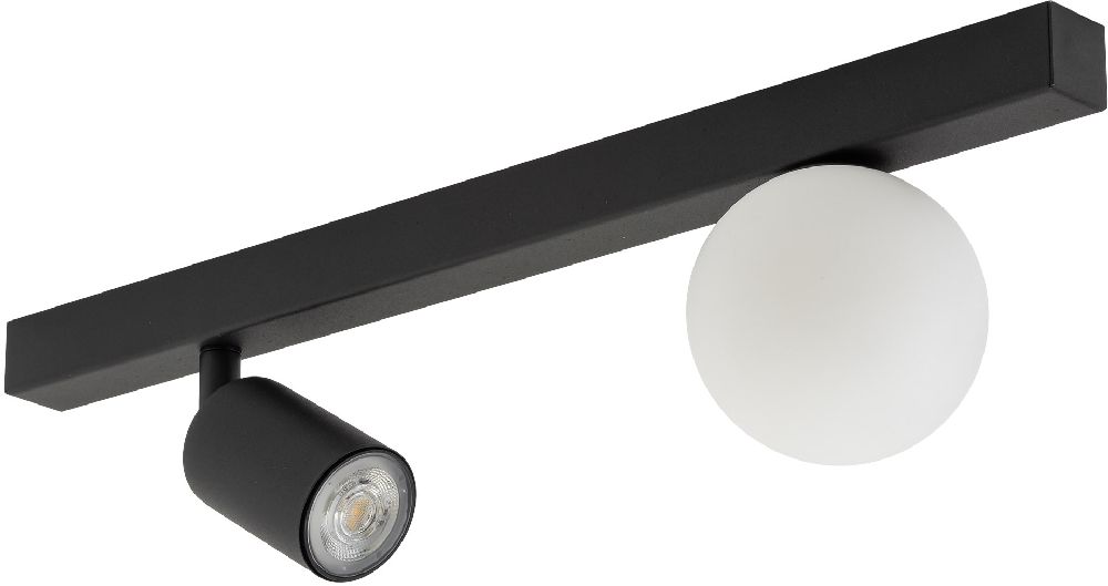 TK Lighting Vox lampada da soffitto 2x10 W nero 10000