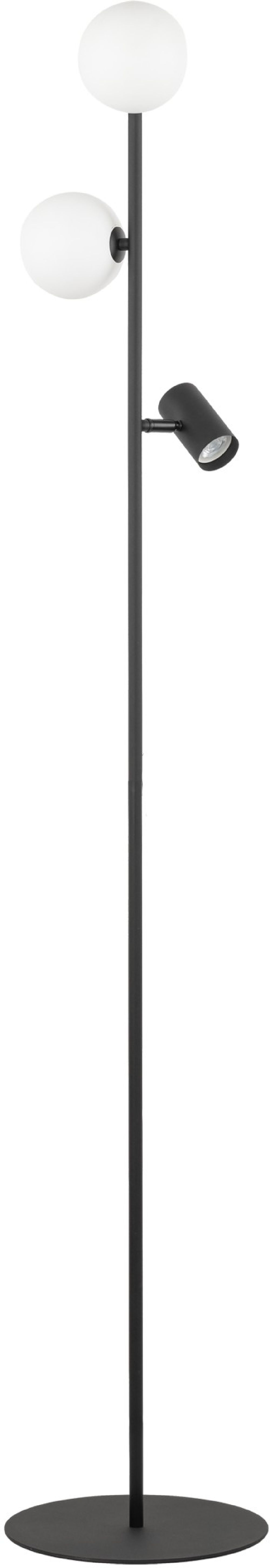 TK Lighting Vox lampada da terra 3x10 W nero 16063