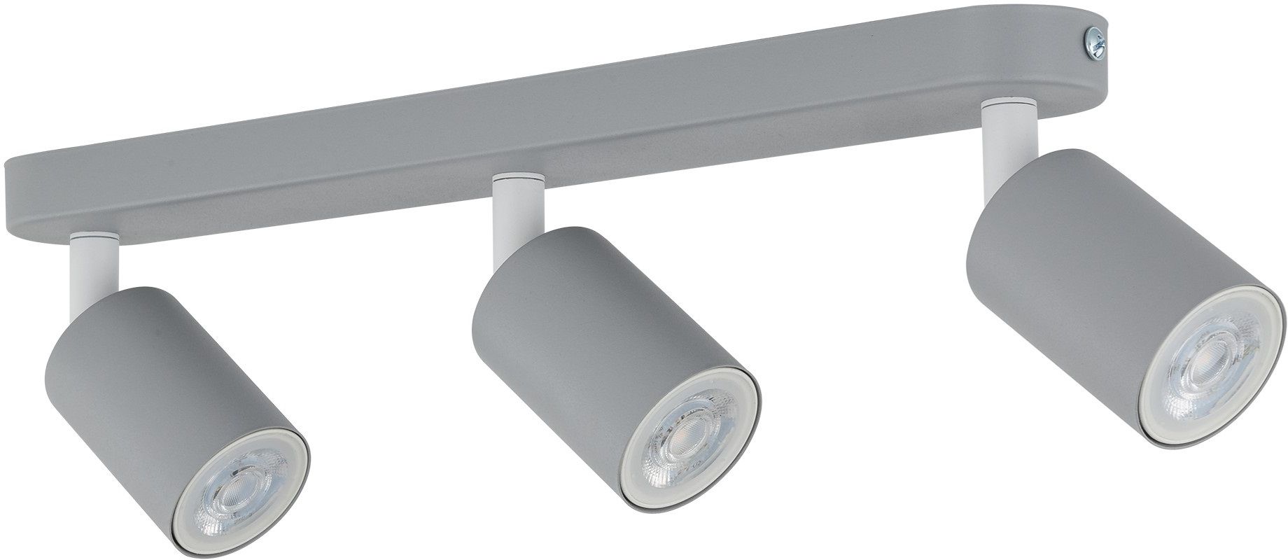 TK Lighting Livia lampada da soffitto 3x10 W grigio 10242