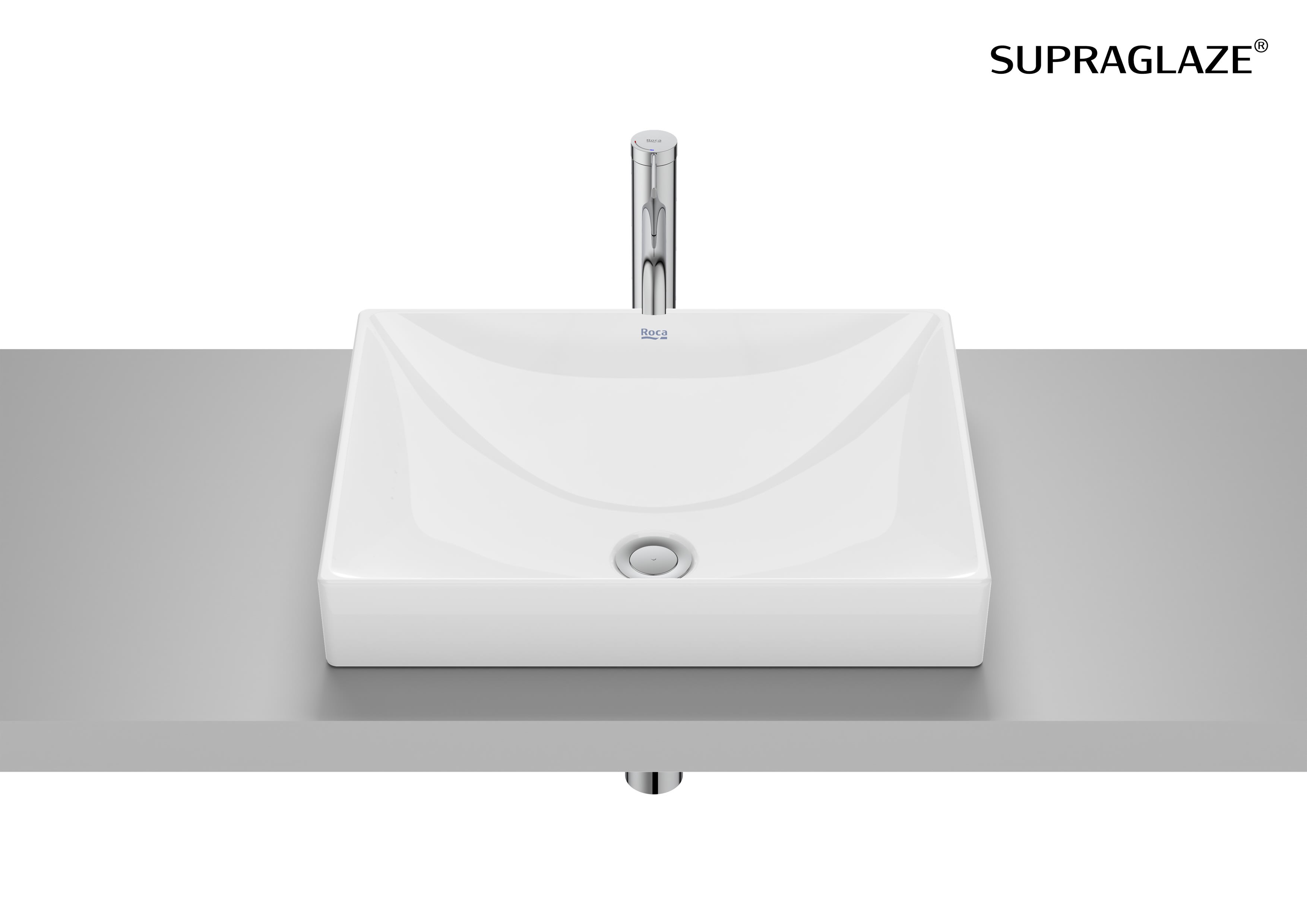 Roca Ona lavabo 50x38 cm rettangolare da incasso bianco A32768KS00