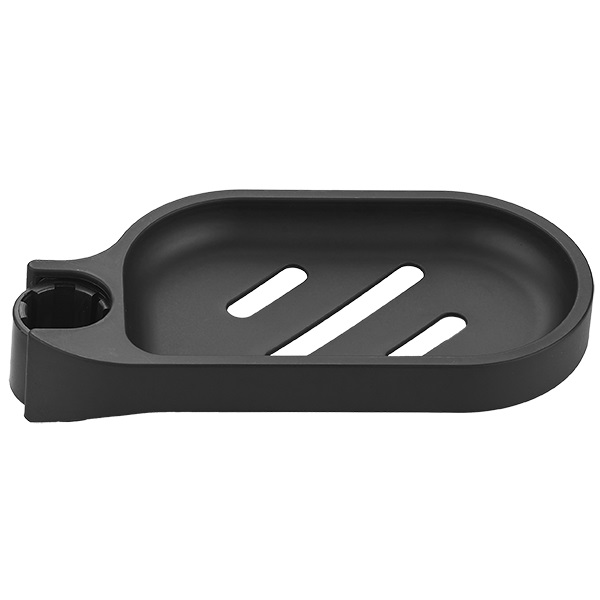 Kuchinox portasapone per asta doccia nero CMO_701D