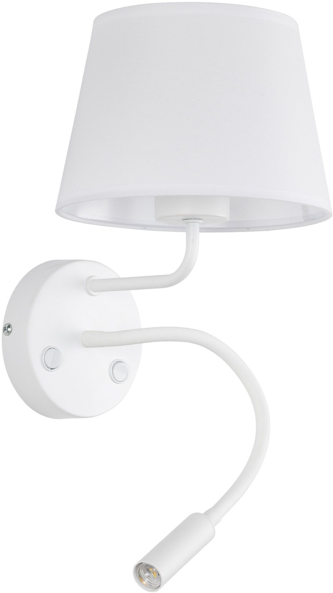 TK Lighting Maja lampada da parete 2x15 W bianco 10080