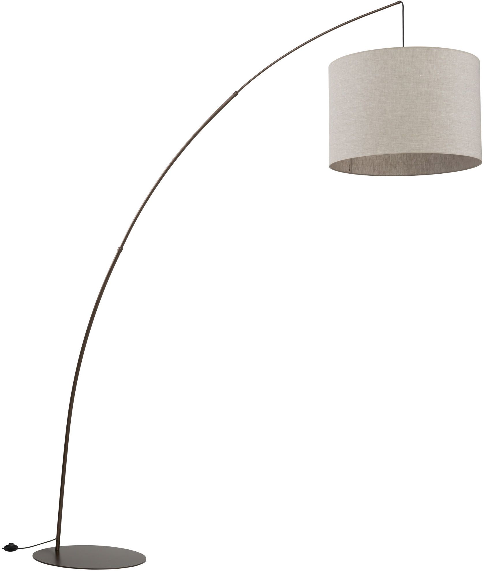 TK Lighting Moby lampada da terra 1x15 W beige-marrone 6097