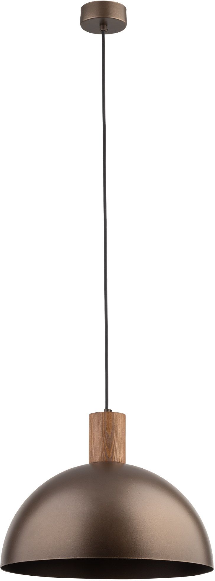 TK Lighting Oslo lampada sospesa 1x15 W marrone 4508