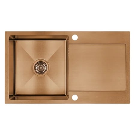 Laveo Marmara lavello in acciaio 76x44 cm rame SAM_811T