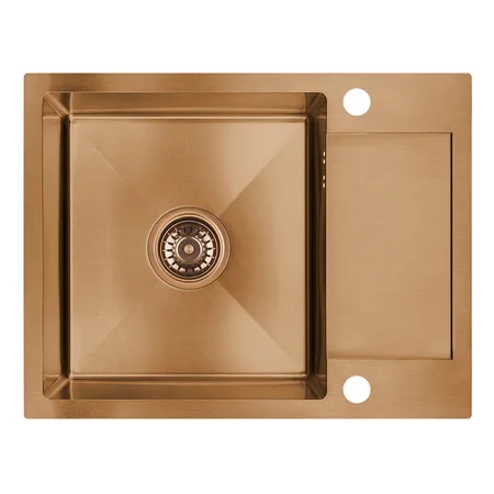 Laveo Marmara lavello in acciaio 57x44 cm rame SAM_813T