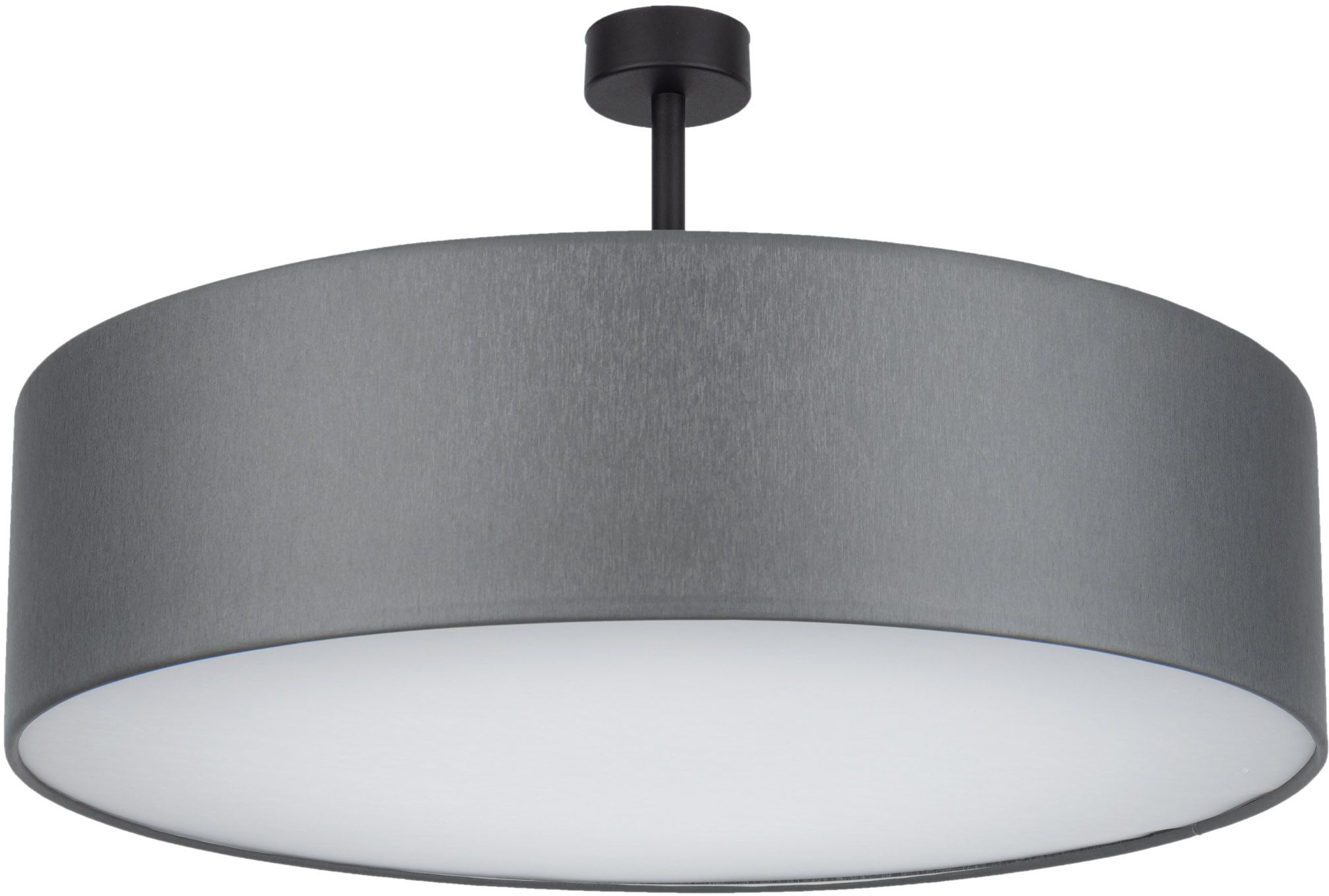 TK Lighting Rondo lampada da soffitto 4x15 W bianco-cromo-grigio 4239