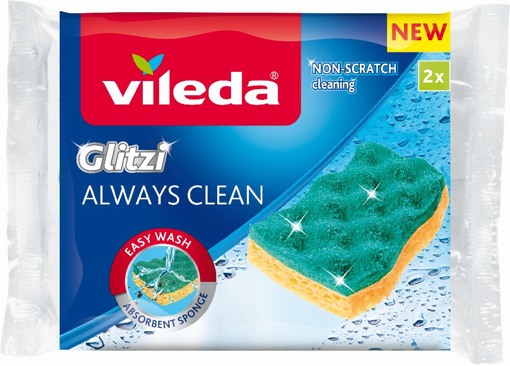 Vileda Glitzi Always Clean spugna da cucina 168527