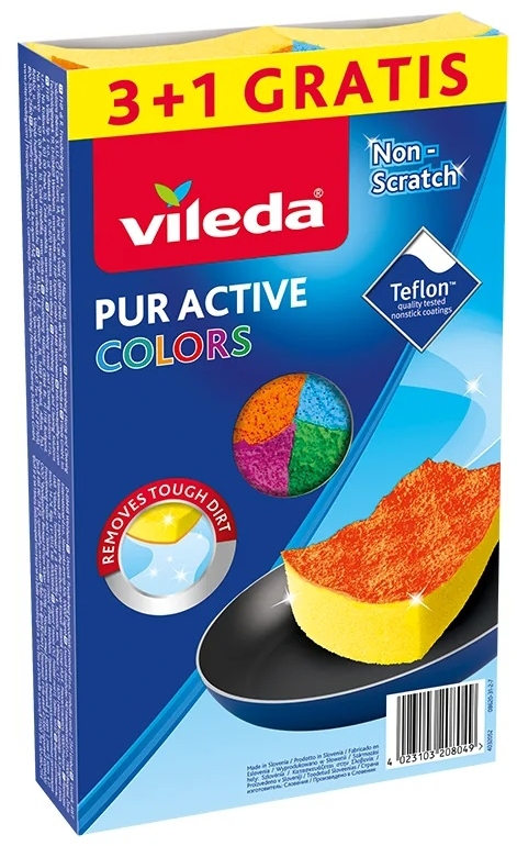 Vileda Pur Active Colors spugna da cucina 169492