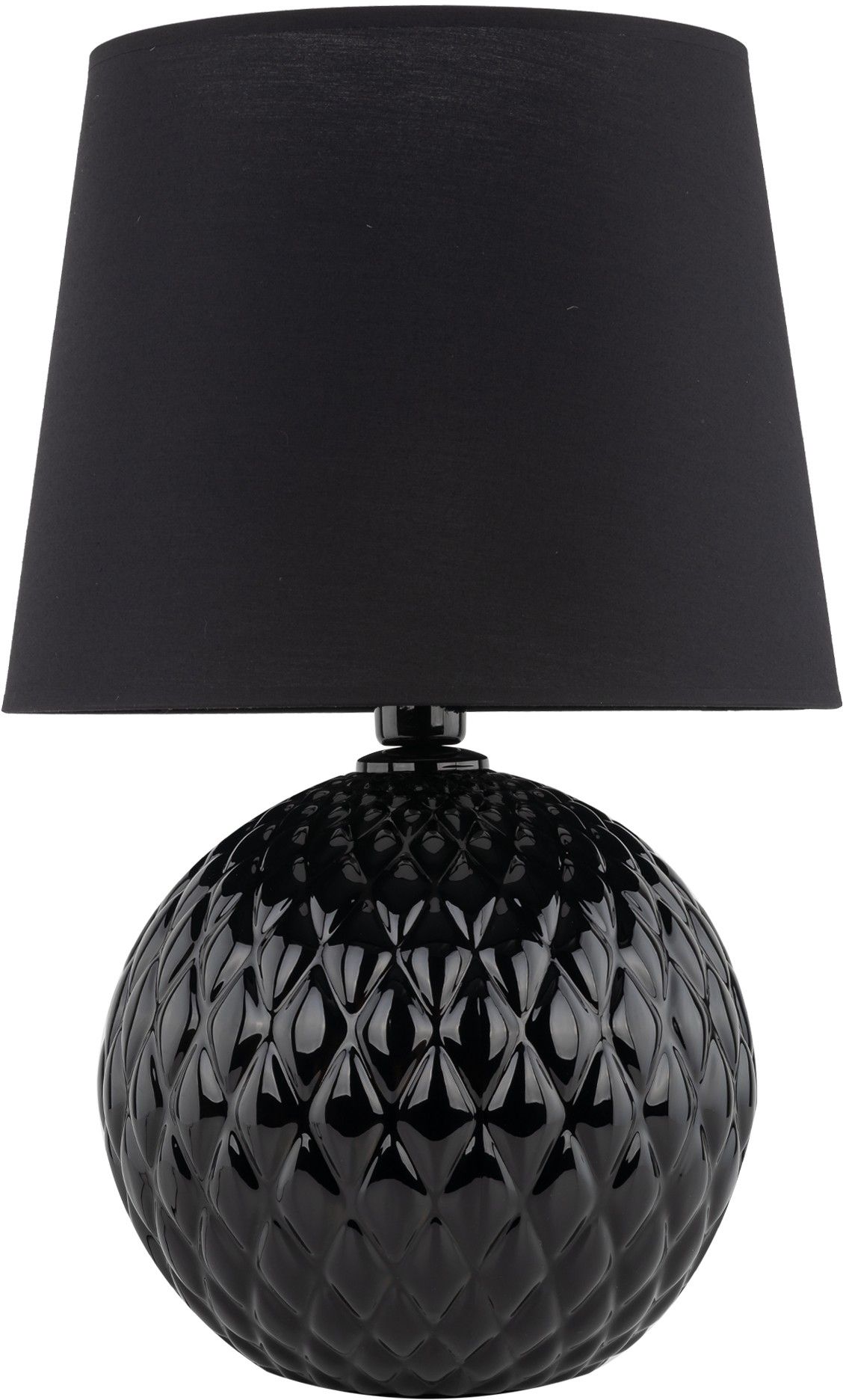TK Lighting Santana lampada da tavolo 1x15 W nero 16047