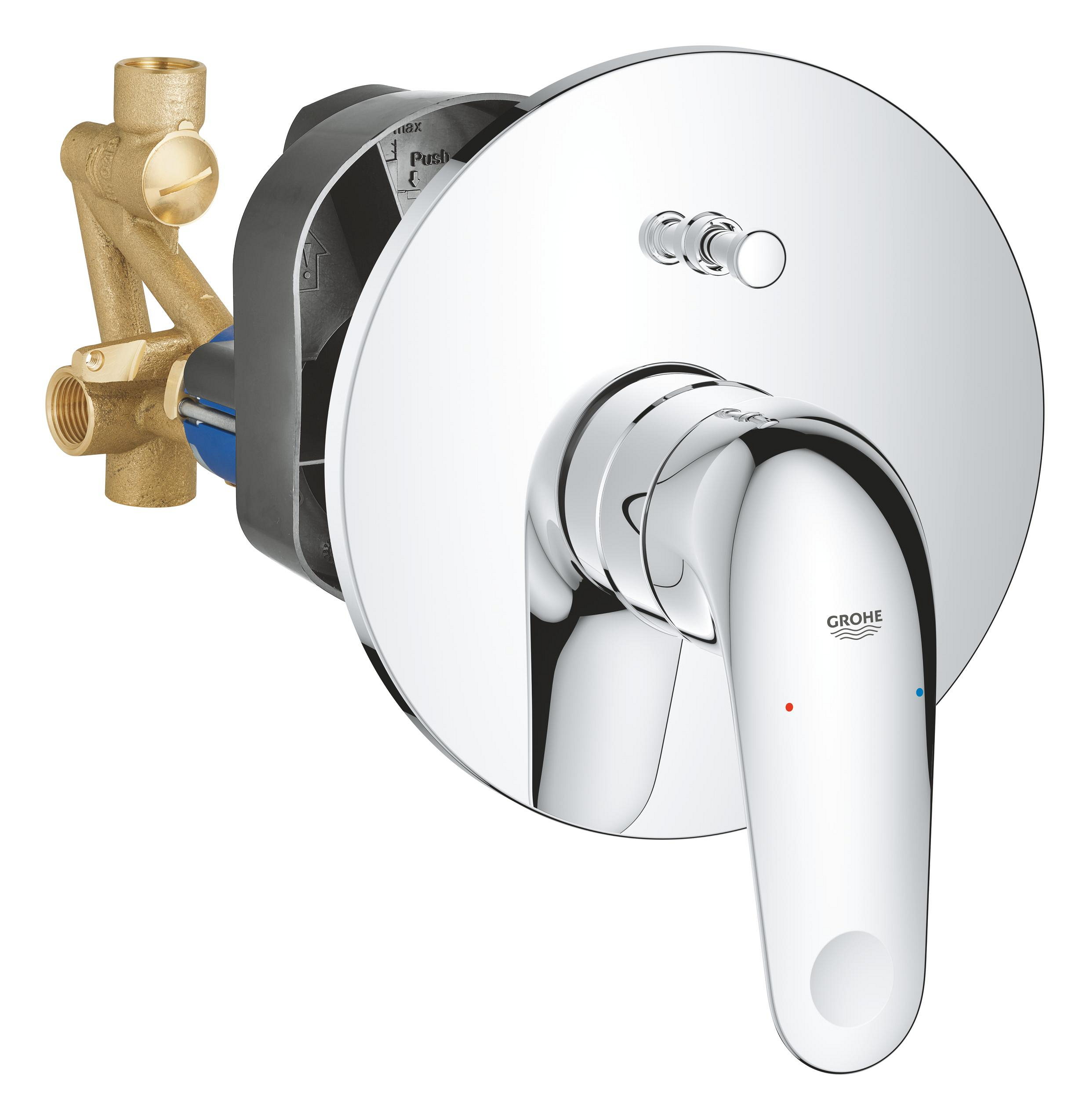 Grohe Swift rubinetto per vasca e doccia da incasso cromo 24336001