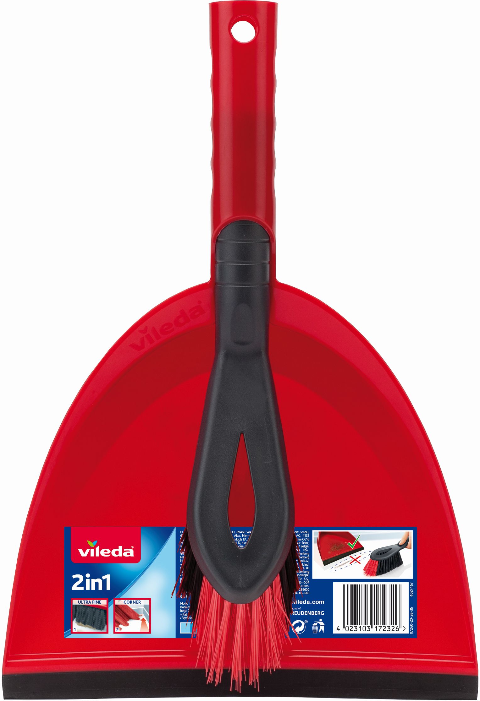 Vileda 2w1 scopino e paletta 141742