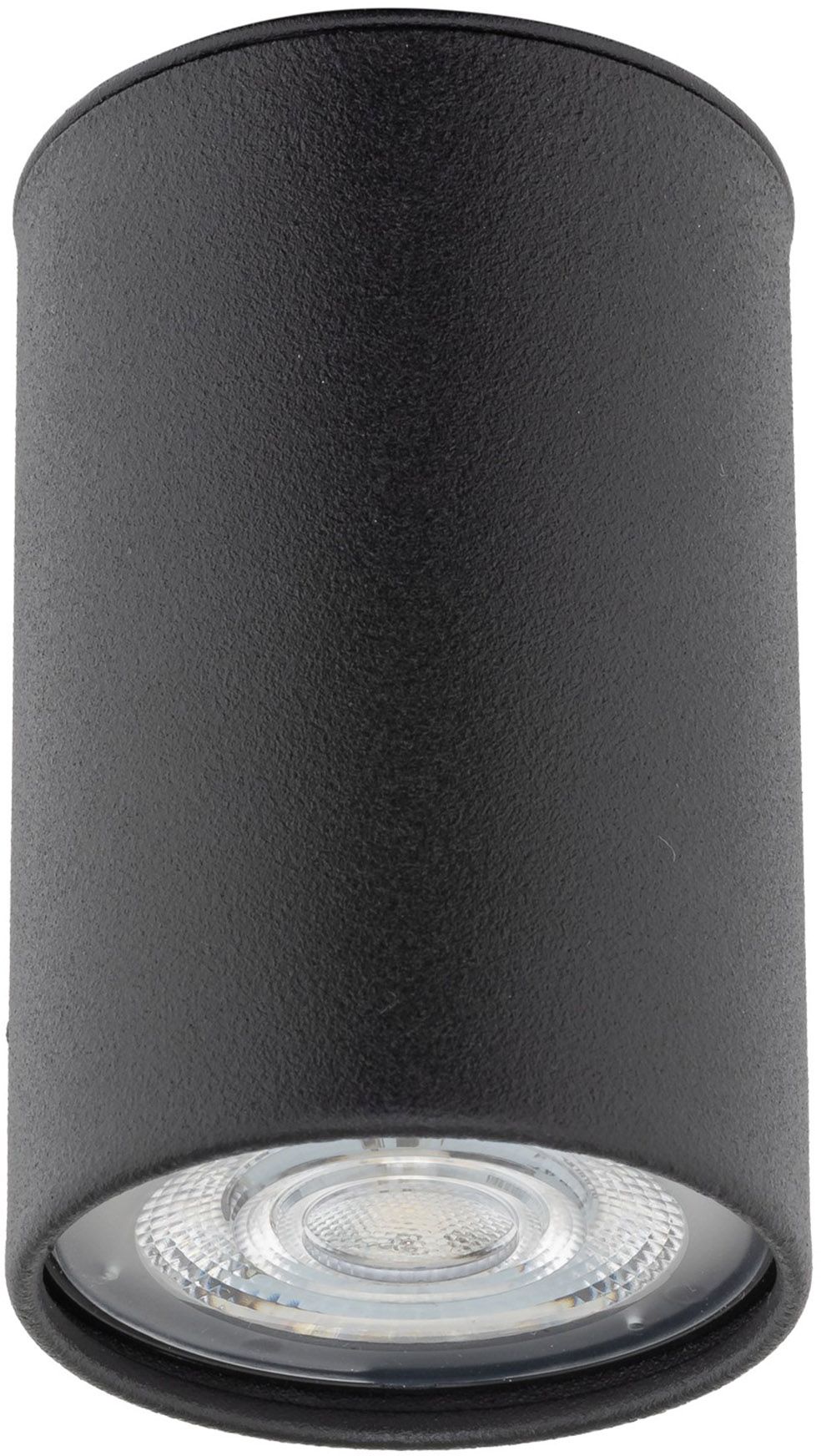 TK Lighting Top lampada da soffitto 1x10 W nero 5764