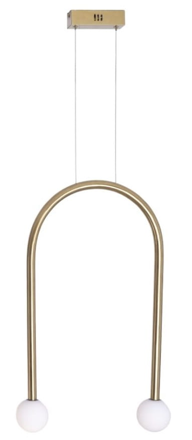 MaxLight Enigma lampada sospesa 2x2 W oro P0514