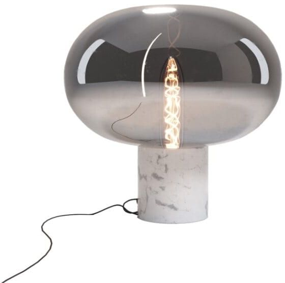 MaxLight Moonstone lampada da tavolo 1x7 W bianco-fumé T0055