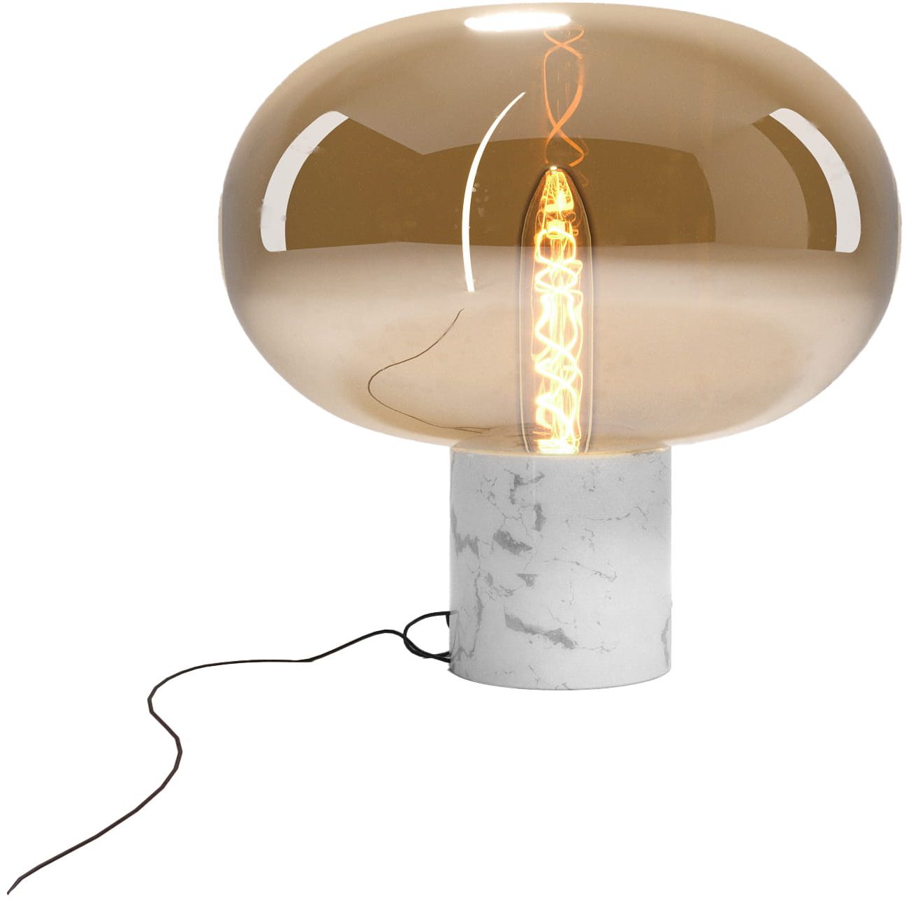 MaxLight Moonstone lampada da tavolo 1x7 W bianco-ambra T0056