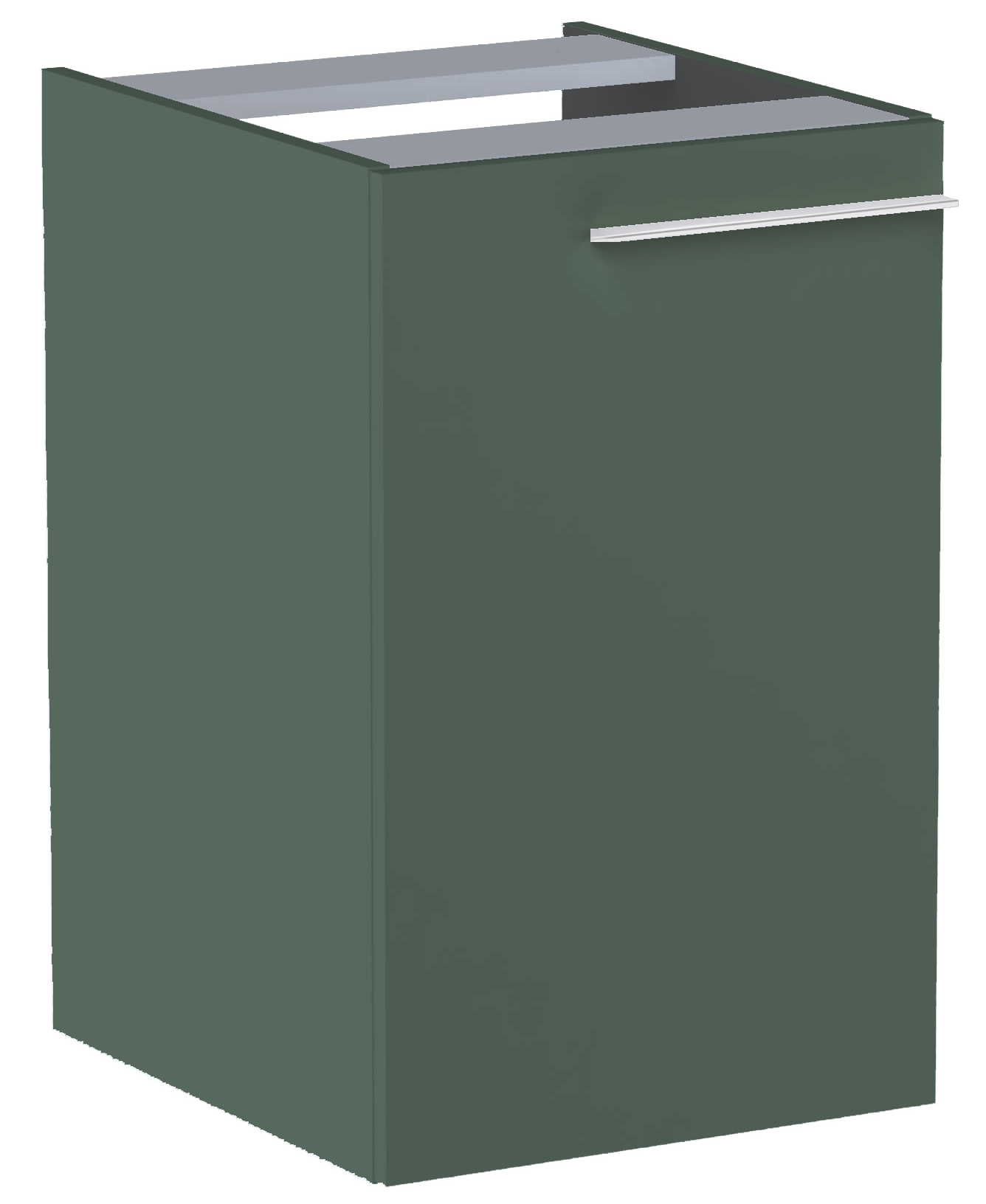 Roca Ella armadietto 40x44.6x63.5 cm laterale sospeso verde A857774534
