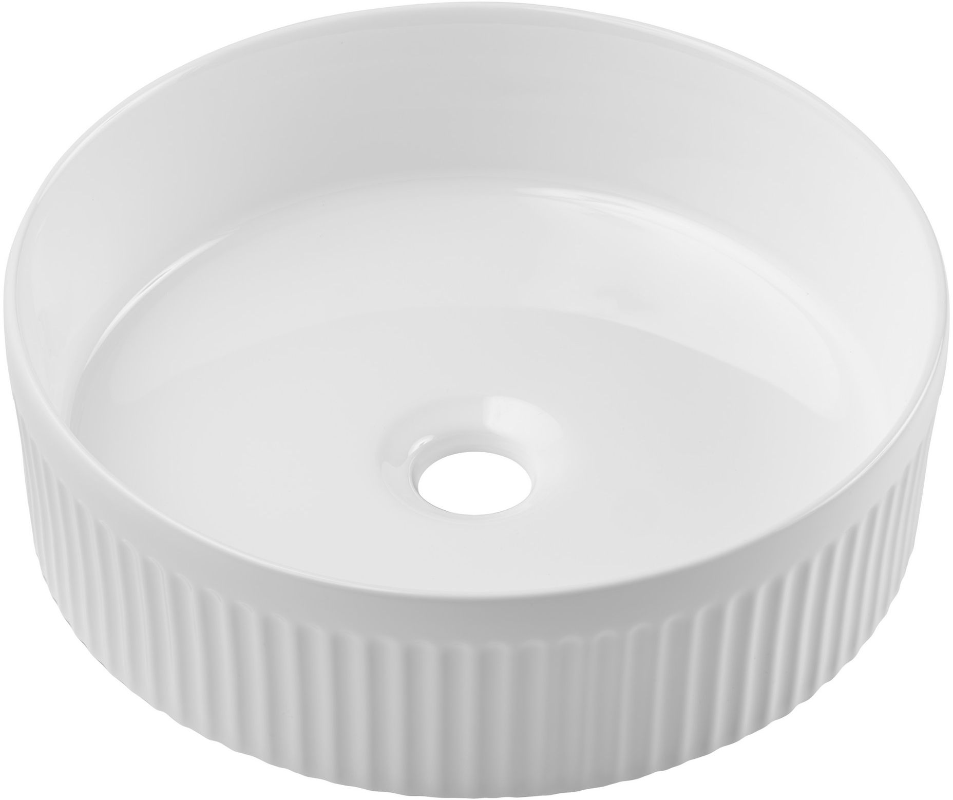 Comad Beyond lavabo 36x36 cm rotonda da appoggio bianco BEYOND 2 WHITE ( E-6565 )