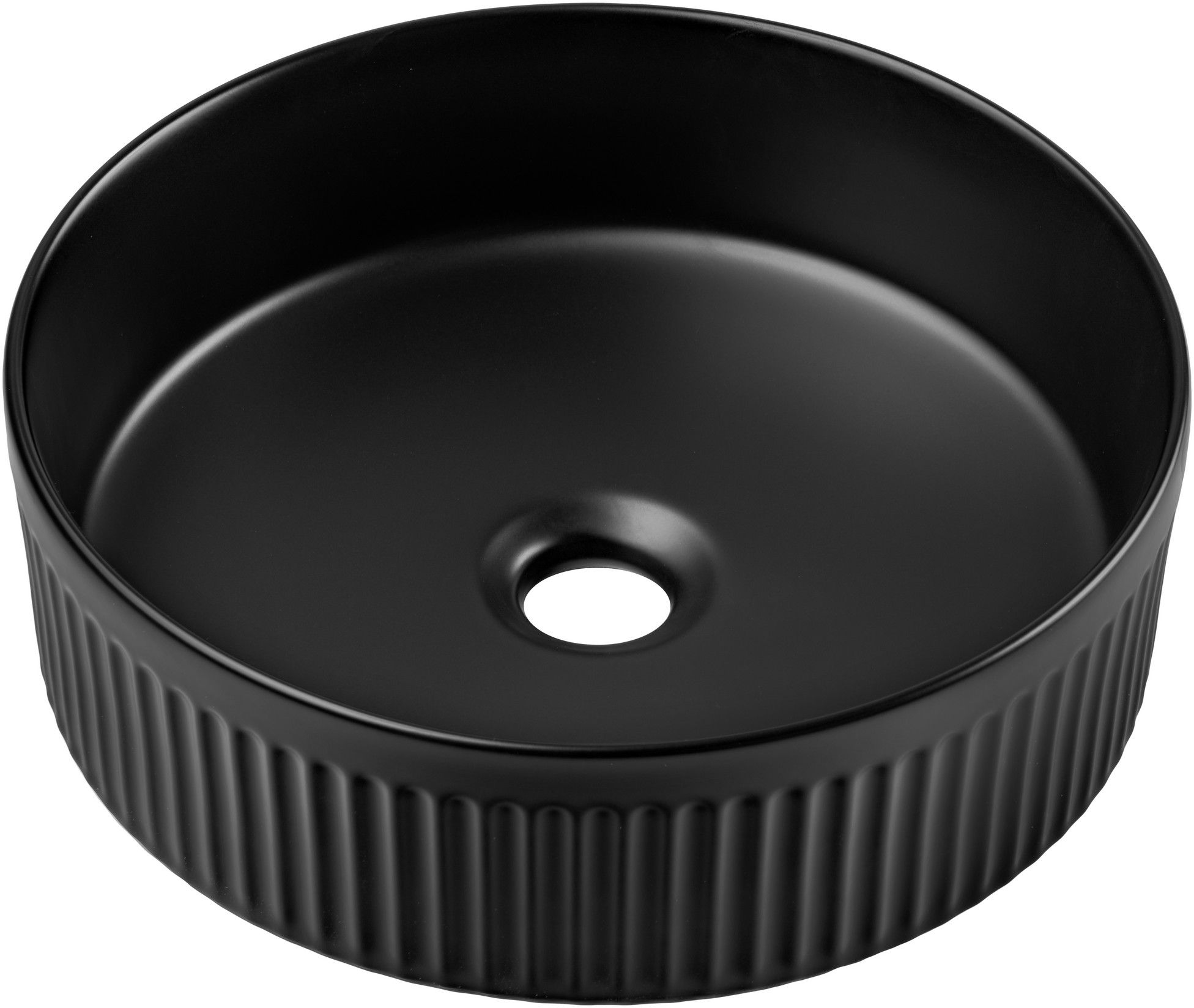 Comad Beyond lavabo 36x36 cm rotonda da appoggio nero BEYOND 2 BLACK ( E-6565 )