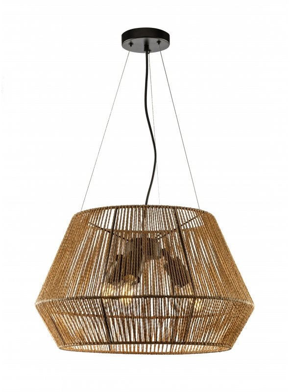 GTV Eranko lampada sospesa 3x40 W marrone OS-ERAN2-05-DEC